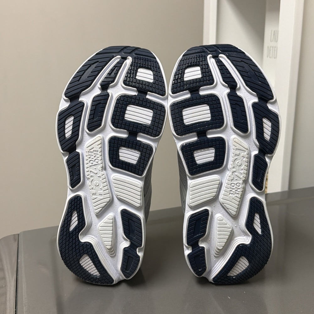Hoka One One Bondi 7 Womens Size 9 Wide Lunar Rock Running Shoes EUC Excellent - Picture 6 of 7